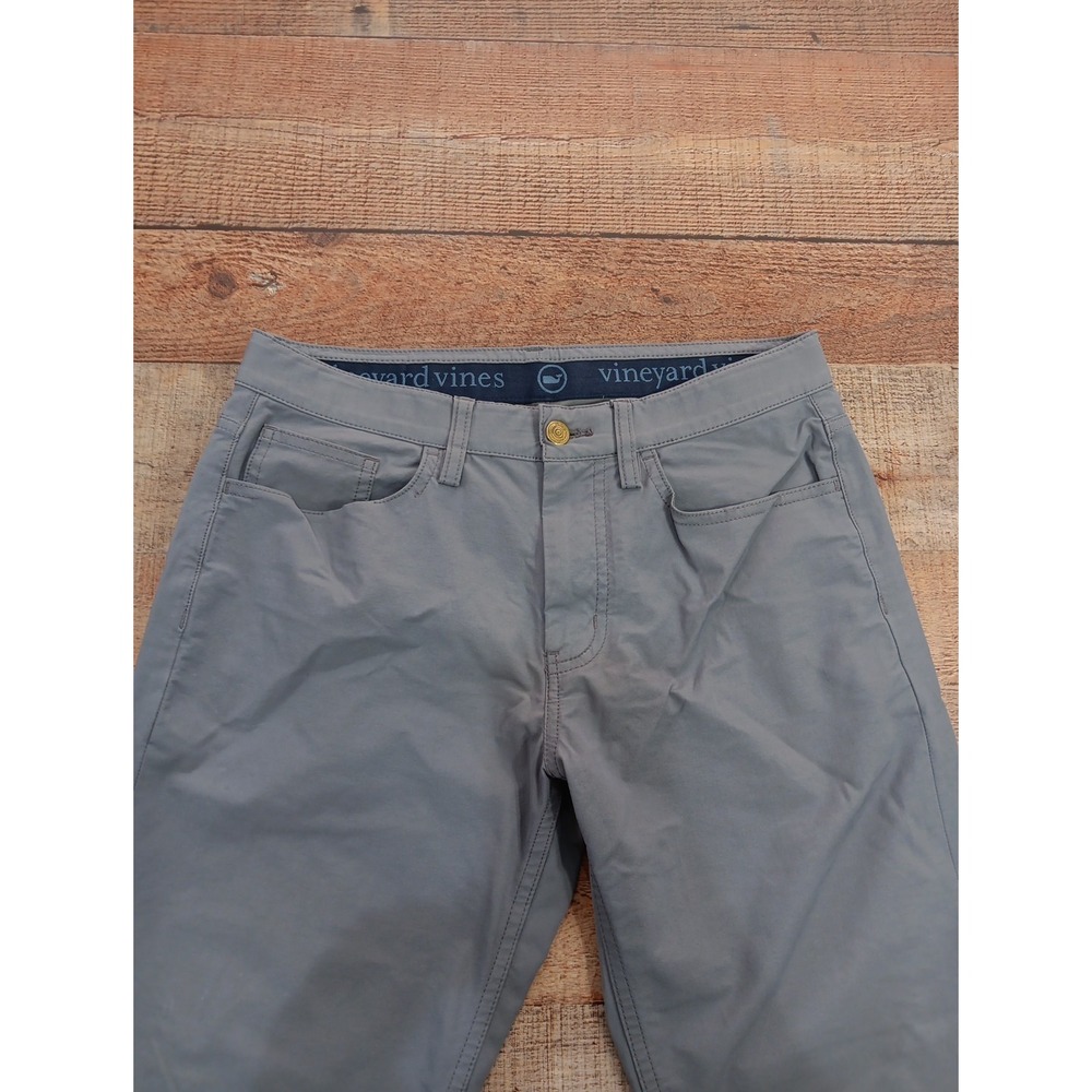 vineyard vines on the‎ go pants Men Sz 28x32 Golf Performance Gray 2274